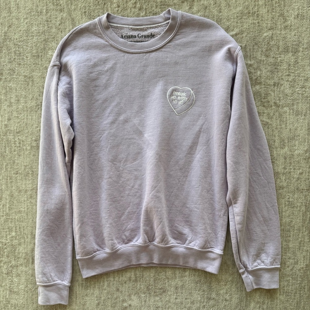 Ariana Grande Break Up With Your Girlfriend, I’m Bored Crewneck